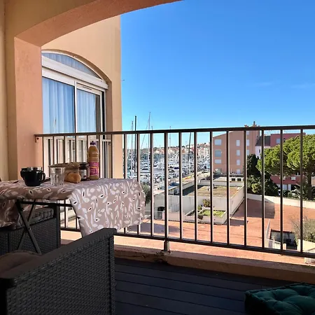 Douce Escale 1ch Vue Port Wifi Balcon 公寓 阿格德