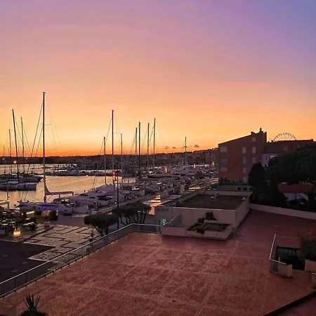 Douce Escale 1ch Vue Port Wifi Balcon Agde